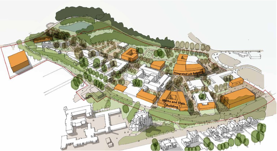 An artist's impression of the new North Haugh campus